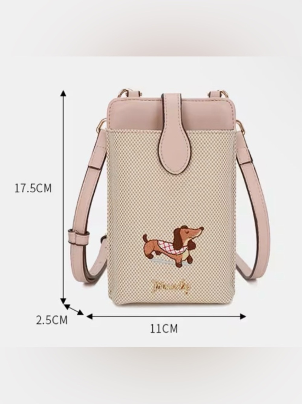 🚨Last 1 🚨New Embroidered Dachshund Crossbody Bags - Picture 10 of 12